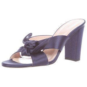 Barney’s New York Satin Bow Tie Mules - Laila
